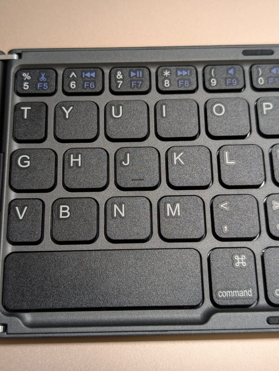 Foldable keyboard Bluetooth, Portable Wireless keyboard with touchpad