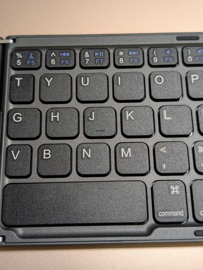 Foldable keyboard Bluetooth, Portable Wireless keyboard with touchpad