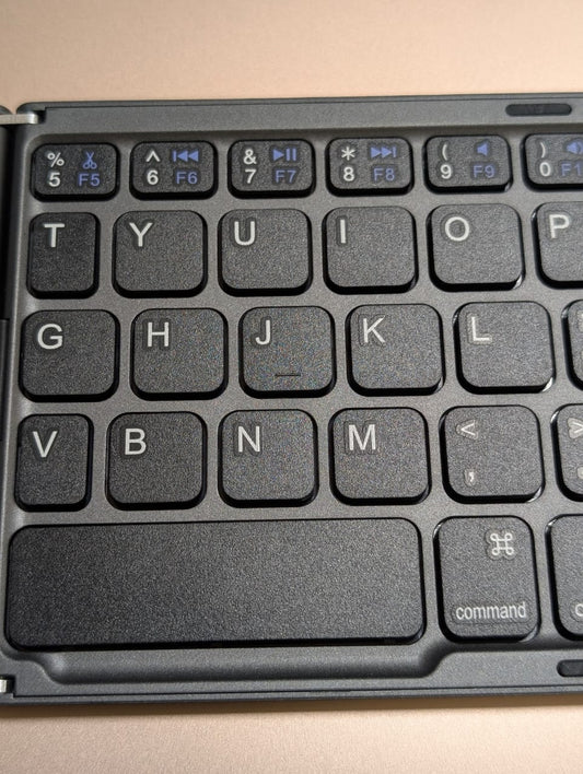 Foldable keyboard Bluetooth, Portable Wireless keyboard with touchpad